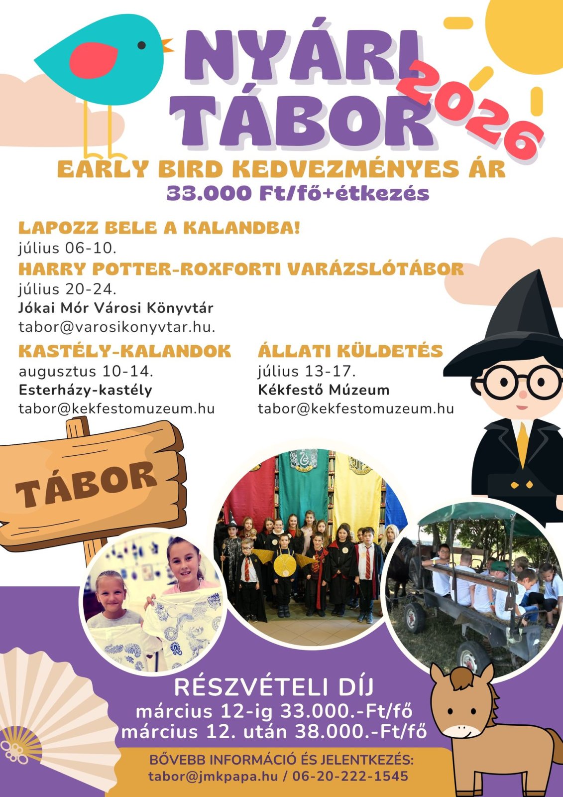 Nyári táborok 2026