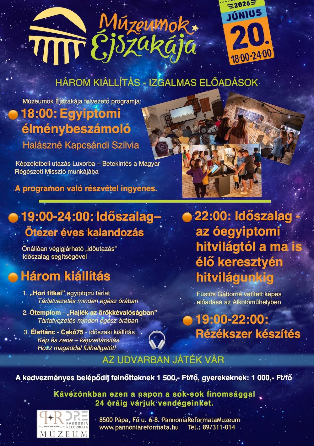Múzeumok éjszakája a Pannonia Reformata Múzeumban